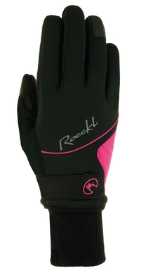 Fietshandschoen Roeckl Women Wallis Black Pink
