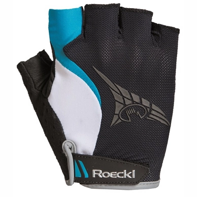 Fietshandschoen Roeckl Inverno Black Hawaii Blue