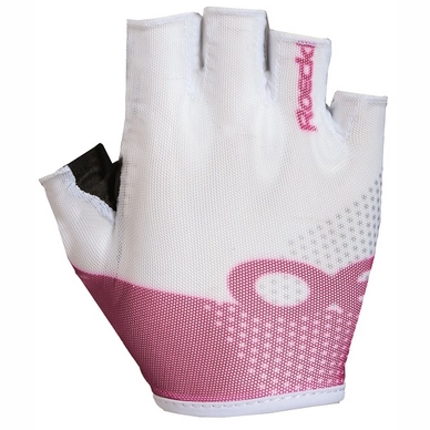 Fietshandschoen Roeckl Idro White Pink