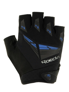 Fietshandschoen Roeckl Iron Black Blue