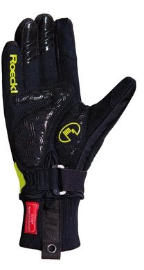 Fietshandschoen Roeckl Men Rebelva Black Yellow