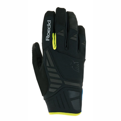 Fietshandschoen Roeckl Men Reintal Black Yellow