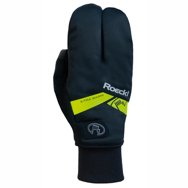 Fietshandschoen Roeckl Villach Lobster Black Yellow