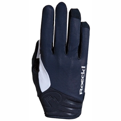 Fietshandschoen Roeckl Mileo Black White