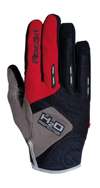 Fietshandschoen Roeckl Men Moro Black Red
