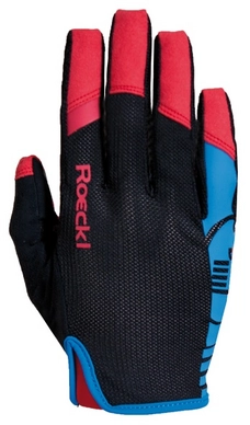 Fietshandschoen Roeckl Mango Black Blue