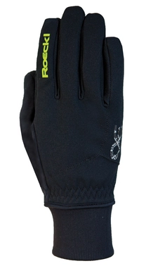 Fietshandschoen Roeckl Junior Rossa Jr. Black Yellow