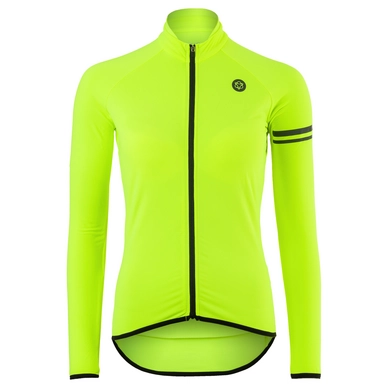 Maillot de Cyclisme AGU Women Thermo LS Essential Fluo Yellow