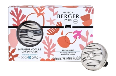 Car perfume Maison Berger Starter Set Estival + Refill Fresh Spirit
