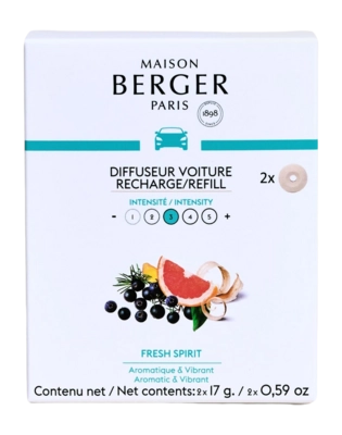 Refill Maison Berger Car Perfume Fresh Spirit 2 Pieces