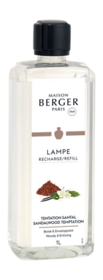 Navulling Maison Berger Lampe Berger 1L Tentation Santal