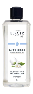 Ricarica Lampe Berger per diffusore catalitico Maison Berger 1 L, Delicato muschio bianco