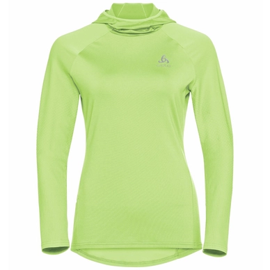 Maillot de Corps Odlo Women Midlayer Hoody Zeroweight Ceramiwarm Tomatillo