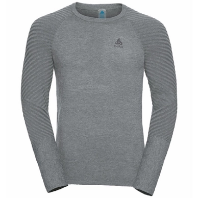 Langarmshirt Odlo Unity Kinship Light Grey Melange Herren