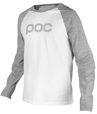 Longsleeve POC Men Raglan Palladium Grey Hydrogen White