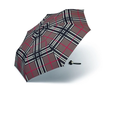 Regenschirm Happy Rain Alu Light Checks Brown