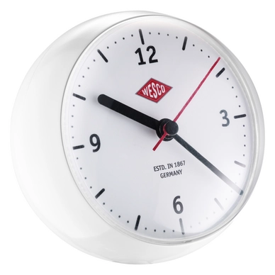Klok Wesco Mini Wit 12 cm