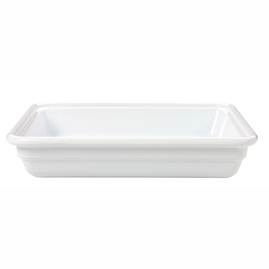 Plat à Four Emile Henry Blanc 345 x 325 x 65 mm (2-pièces)