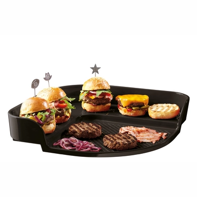 Grillplaat Emile Henry Burger Fusain (39 x 39 cm)