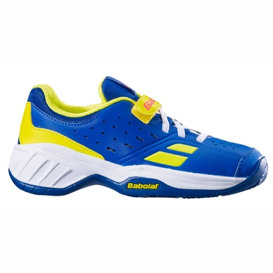 Chaussure de Tennis Babolat Junior Pulsion All Court Blue Fluo Aero