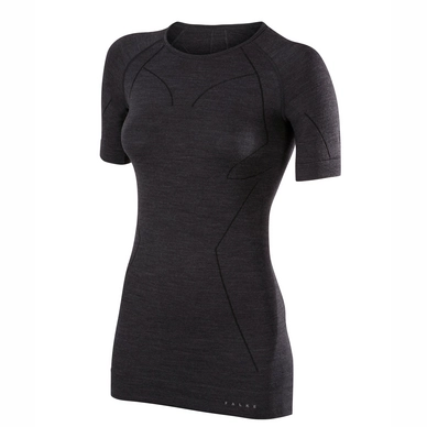 T-Shirt Falke Comfort Wool-Tech Black Damen