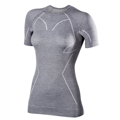 T-Shirt Falke Comfort Wool-Tech Grey Heather Damen