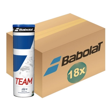 Tennisball Babolat TEAM X4 (Paket 18x4)