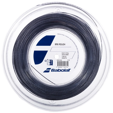 Cordage de Tennis Babolat RPM Rough 200M Dark Grey