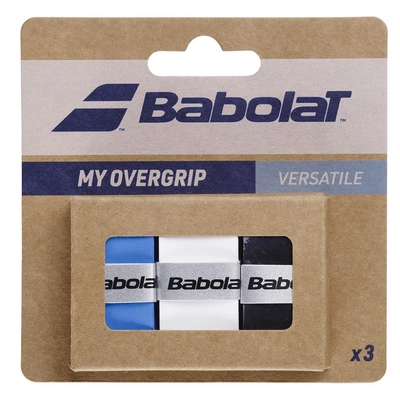 Overgrip Babolat My Overgrip X3 Black Blue White 2025