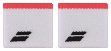 Bandana de Poignet Babolat Logo White Strike Red