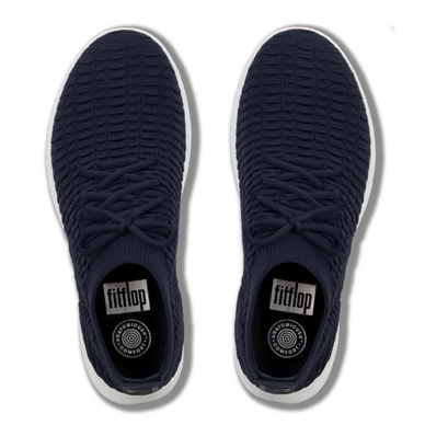 Sneaker FitFlop Uberknit™ Slip-On High Top Waffle Knit Midnight Navy