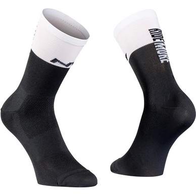 Fietssok Northwave Work Less Ride More Socks Black White