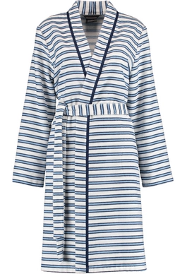 Badjas Cawö 3341 Stripes Women Lichtblauw