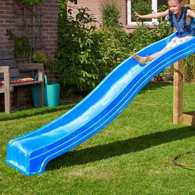 Glijbaan Jungle Gym Wavy Slide Blue 145-150 cm