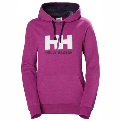 Sweat Helly Hansen Women Logo Hoodie Festival Fuchsia