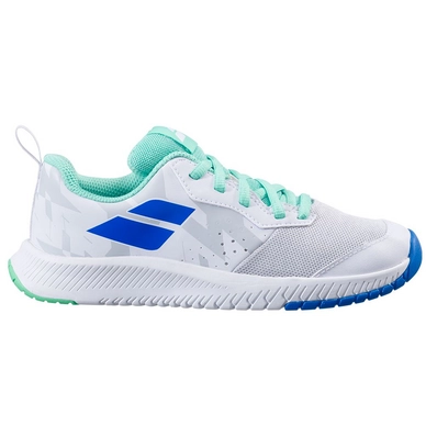 Tennisschoen Babolat Youth Pulsion AC White Biscay Green