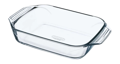 Auflaufform Pyrex Must Have Kits Rechteck Transparent 3 L / 4 L (2er-Set)