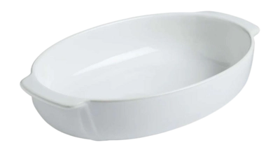 Ovenschaal Pyrex Signature Ovaal Wit 25 x 18 cm