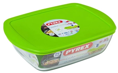 Oven Dish Pyrex Cook & Store Rectangular with Lid (Set of 3)