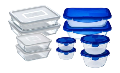 Vershoudbakje Pyrex Cook & Freeze en Cook & Go Transparant (10-Delig)