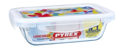 Lunchbox Pyrex Cook & Go Abstract Transparant 800 ml