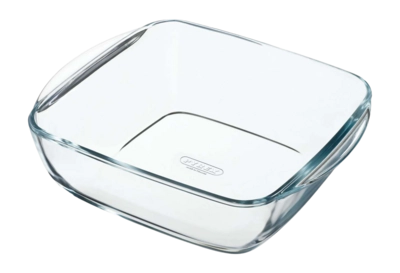 Plat Pyrex Air Fryer Carré Transparant 25 x 22 cm