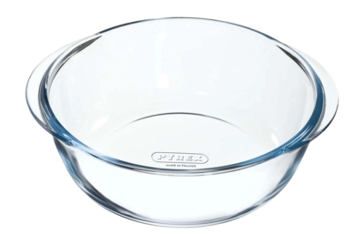 Oven Dish Pyrex Air Fryer Round Transparent 26 cm