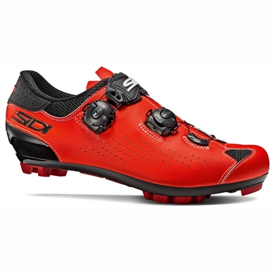Chaussures de Cyclisme Sidi Men Genius 10 Black Red Fluo