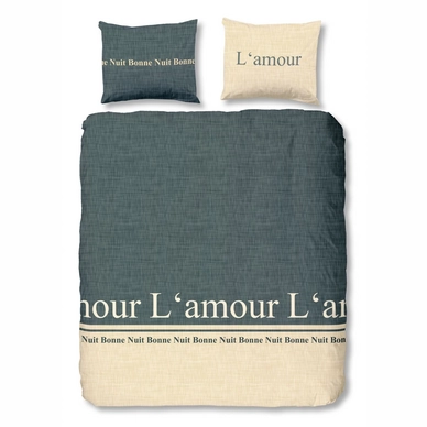 Dekbedovertrek Good Morning L'amour Blue Katoen