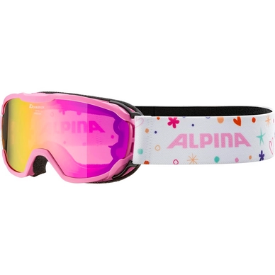 Masque de Ski Alpina Pheos Jr. Q-Lite Rose Matt