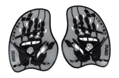 Paddel Arena Vortex Evolution Hand Paddle Unisex Silver/Black (M)