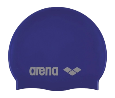 Badmuts Arena Unisex Classic Silicone Swim Cap Skyblue/White