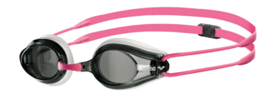 Schwimmbrille Arena Tracks Unisex White/Smoke/Fuchsia