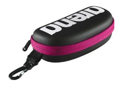 Brillenetui Arena Goggle Case Unisex Black White Fuchsia